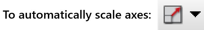 Autoscale axes tool.
